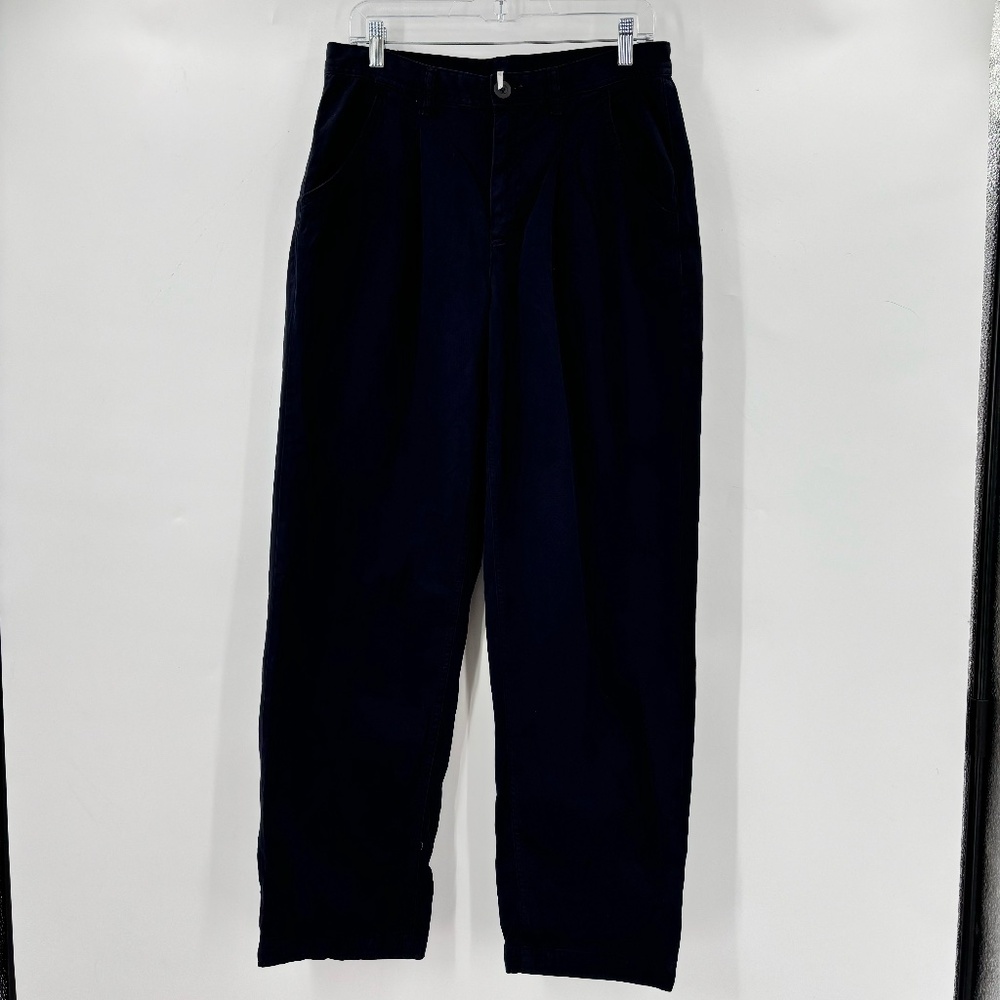 Free People High Waisted Trouser Dark Navy Size 6